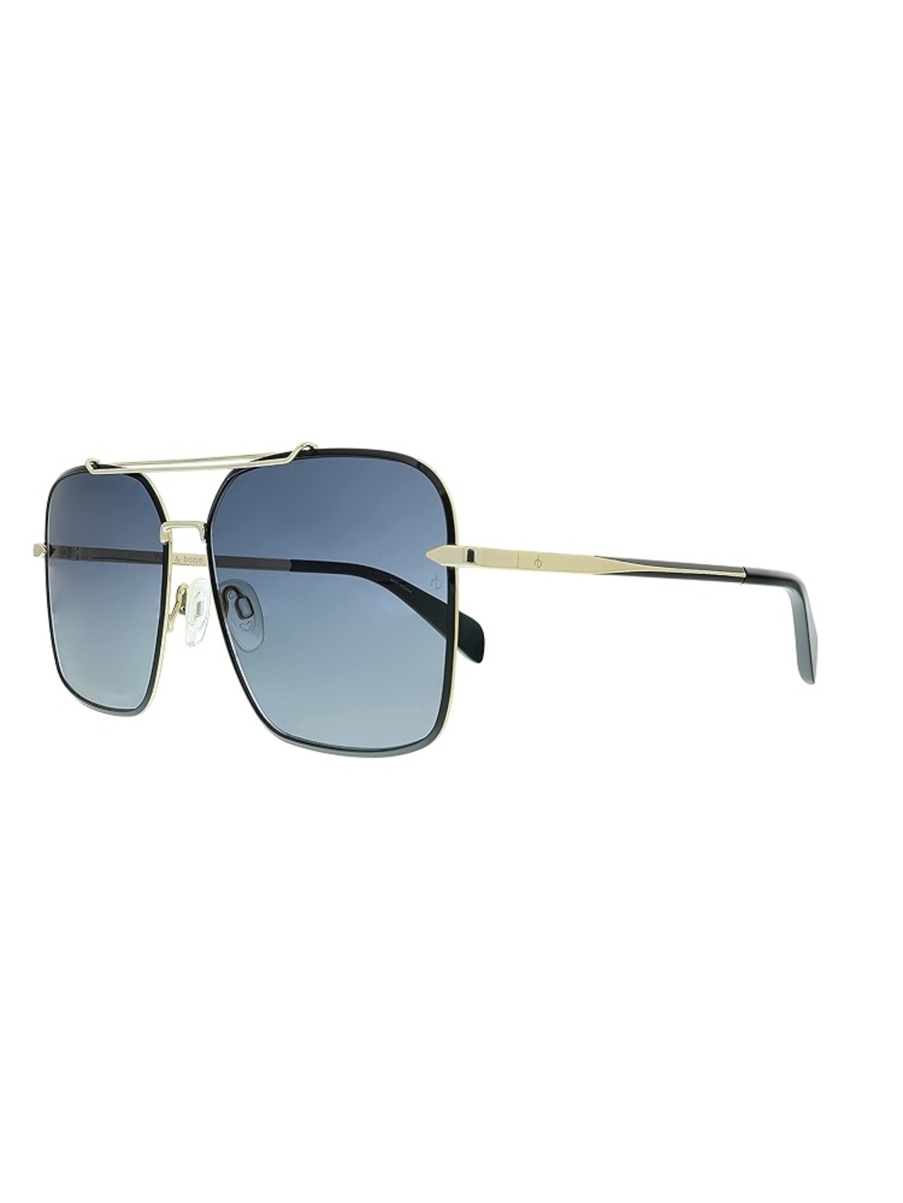Rag & Bone Brown Square Sunglasses Unisex Metal Frame 61mm - Picture 2 of 3